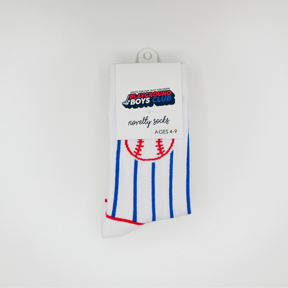 Single Crew Sock Baseball