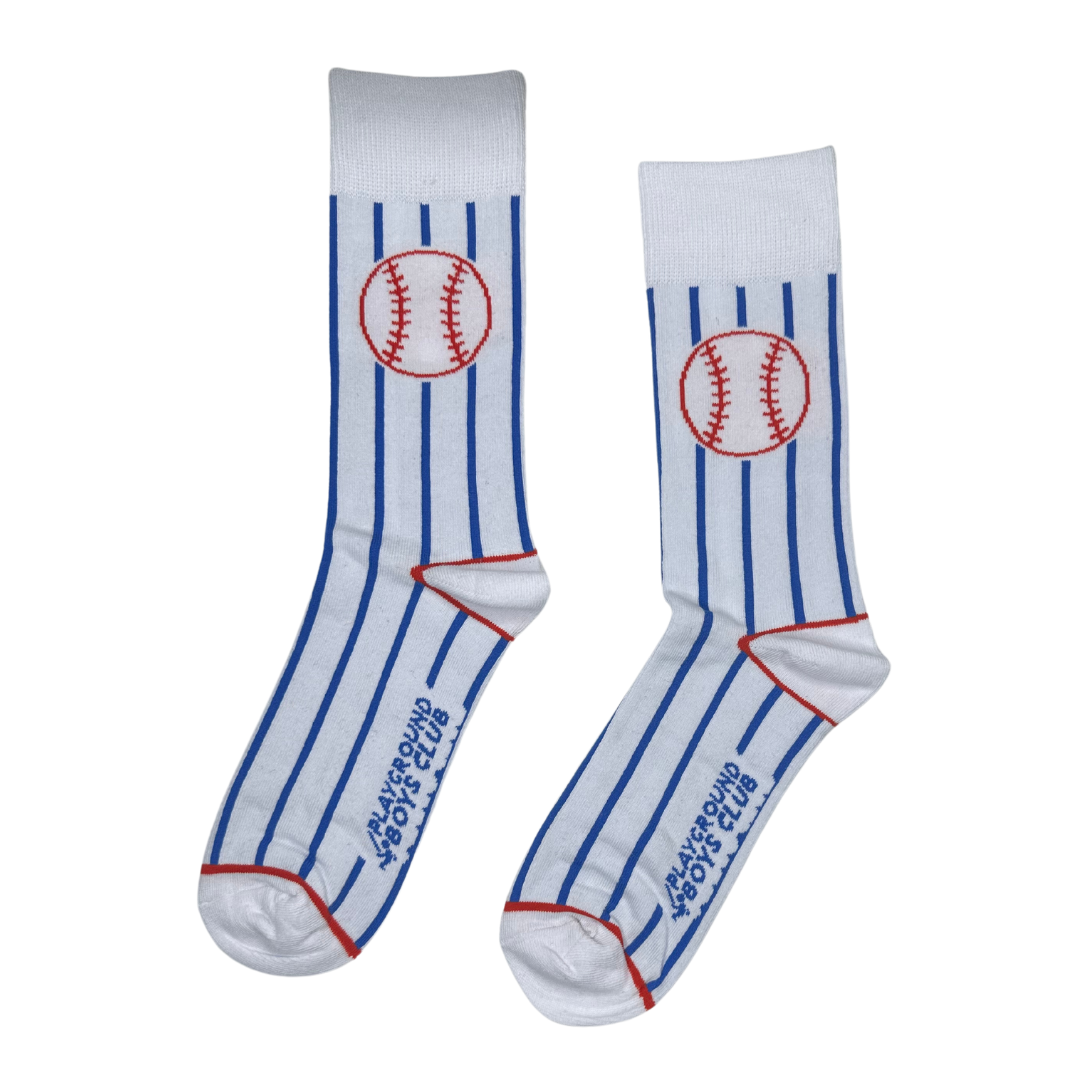 Kids Ages 10 - 18 Baseball Me Crew Single Sock