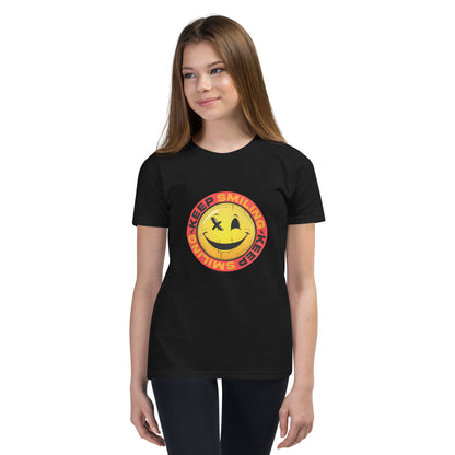 Keep Smiling Youth Short Sleeve T-Shirt