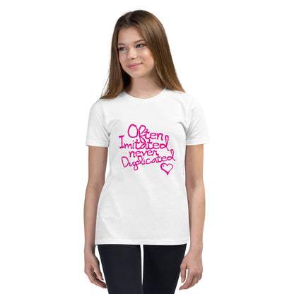 Often Imitated but never Duplicated Youth Short Sleeve T-Shirt