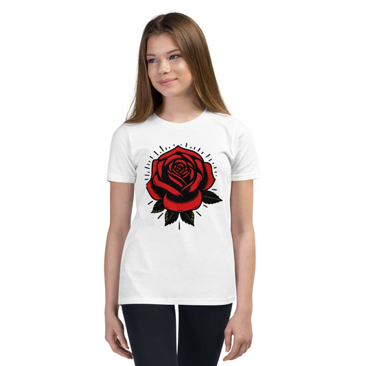 Red Rose Youth Short Sleeve T-Shirt